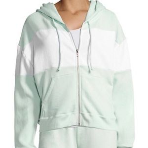 Wildfox Marquis Ice Mint Colorblock Hoodie